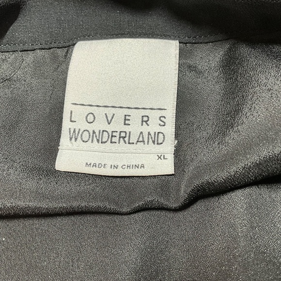 LOVERS WONDERLAND Chiffon Midi Skirt Fully Lined Side Zipper Australia Design XL - Picture 5 of 9